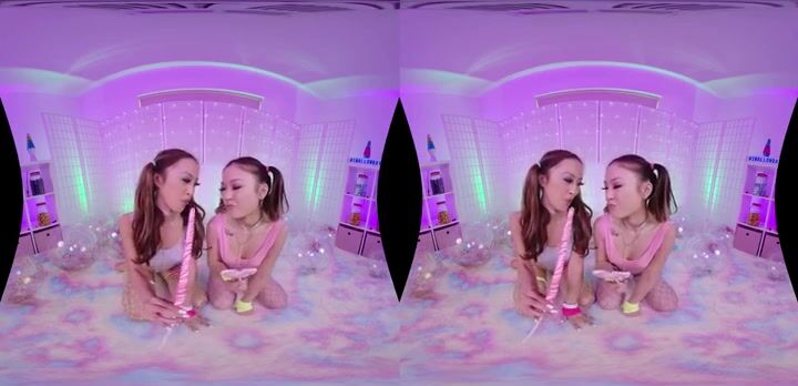 Intimate VR Experience: Lulu Chu & Alexia Anders Share a Sensational Double Pleasure
