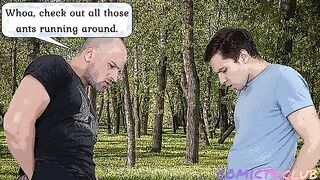 Oliver and Andrew Take on a Swarm of Ants!