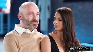 Stunning Young Wife Misty Addams Enjoys an Intense Encounter While Her Partner Watches