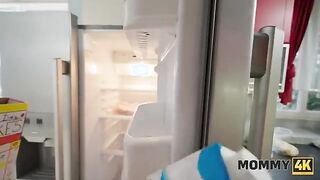 Steamy Encounter: Janet Alfano Seduces Her Child's Boyfriend in the Bathroom