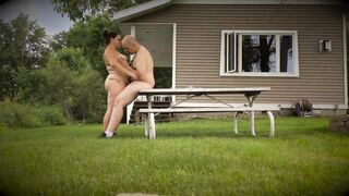 Missy and George's Outdoor Adventure: A Passionate Encounter with a Surprising Finale