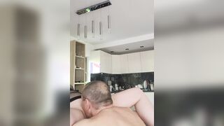 Surprise Breakfast Encounter: A Morning in Lingerie Turns Passionate