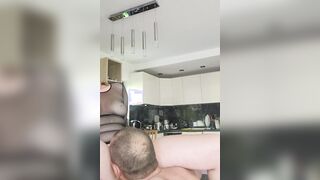 Surprise Breakfast Encounter: A Morning in Lingerie Turns Passionate