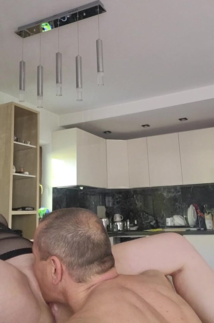 Surprise Breakfast Encounter: A Morning in Lingerie Turns Passionate
