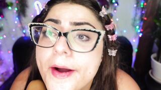 Curvy Brunette with Glasses Surprises Her Roommate with a Steamy Encounter