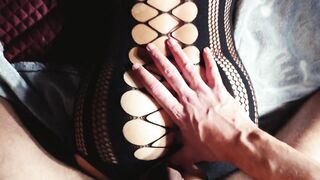 Desire Unleashed: A POV Encounter with a Sultry MILF in Fishnet