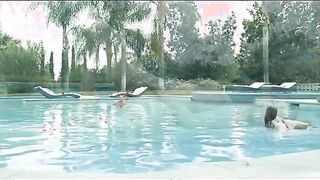 Jenna J Ross Enjoys a Sensational Moment by the Pool - Must See!