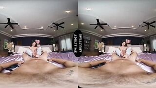 Intimate VR Experience: Watch as Kimmy Kimm Takes Center Stage in a Live POV Session with Danny Mountain!