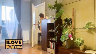 Cherry Candle's Intimate First Experience: POV Handjob and Oral Adventure!