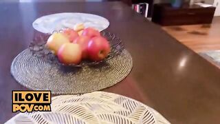 Cherry Candle's Intimate First Experience: POV Handjob and Oral Adventure!