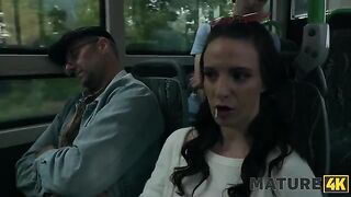 Unexpected Encounters: A Steamy Ride on the Bus with Vitoria Vonteese