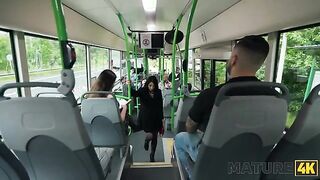 Unexpected Encounters: A Steamy Ride on the Bus with Vitoria Vonteese