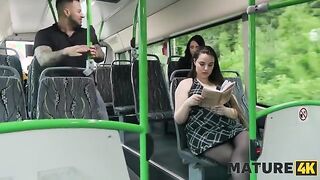 Unexpected Encounters: A Steamy Ride on the Bus with Vitoria Vonteese