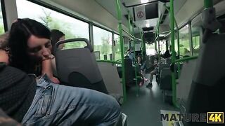 Unexpected Encounters: A Steamy Ride on the Bus with Vitoria Vonteese