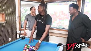 French Beauty Explores a Wild Foursome Adventure with Her Submissive Partner