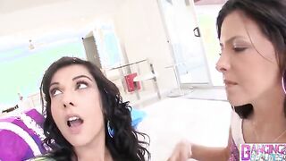 Steamy Group Encounter with Sensational Brunette Danica Dillan and Lou Chamelle!