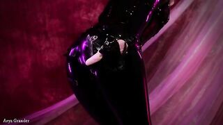 Ultimate Latex Catsuit Compilation Featuring Natural Temptress - Kinky MILF Fetish Fun!