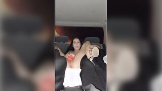 Rosemary Gene's Exciting Car Adventure with a Vibrator!