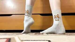 Adorable Socks and Alluring Feet: A Playful Foot Fetish Experience with Anngrinch