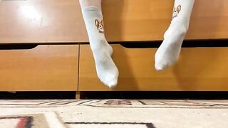 Adorable Socks and Alluring Feet: A Playful Foot Fetish Experience with Anngrinch