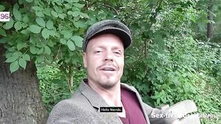Unexpected Encounter in the Woods: Mia Blow's Outdoor Adventure
