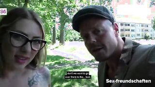 Unexpected Encounter in the Woods: Mia Blow's Outdoor Adventure