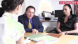 Steamy Office Escapades: Conny Dachs and Her Playful Colleagues Turn Up the Heat!