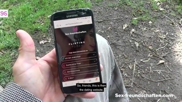 Curious Encounter: German Dad Enjoys Outdoor Fun with Glasses-Wearing MILF - Featuring Mia Blow