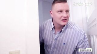 Curvy German MILF Leni Enjoys a Steamy Office Threesome - LETSDOEIT