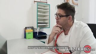 Curious Encounter: Busty Blonde MILF Gets a Check-Up from Her Doctor - Featuring Lana Vegas!
