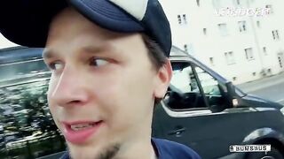 Blonde Stunner Manu Magnum Gets Wild in the Backseat with a Handsome Stud - LETSDOEIT
