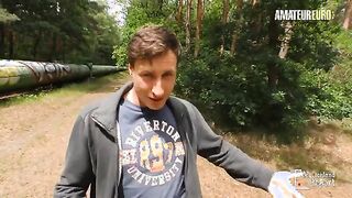 Lullu Gun's Wild Outdoor Adventure in the Woods - Amateur Fun!