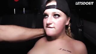 Curvy Scarlett Scott Takes a Wild Ride in a Stranger's Car - LETSDOEIT!