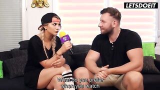Curious Encounter: Josy Black's Intimate Session with a Muscular Fan - LETSDOEIT