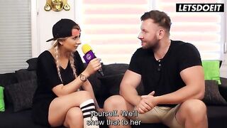 Curious Encounter: Josy Black's Intimate Session with a Muscular Fan - LETSDOEIT