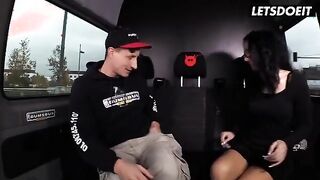 Lilly Foxx's Wild Outdoor Adventure: Intense Backshots in the Bums Bus - LETSDOEIT
