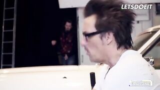 Busty Brunette Vicky Gets Wild with Her Boss in the Office - LETSDOEIT