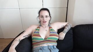 Casting Call with Curvy Tattooed Beauty Mona P. from Vienna - Unforgettable Interview!