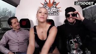 Blonde Beauty Lara Takes a Wild Ride in the Backseat - LETSDOEIT