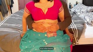 Sensational Saree Romance: Hira's Intense Pleasure and Passionate Moans