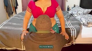 Sensational Saree Romance: Hira's Intense Pleasure and Passionate Moans