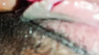 Weekend Fun: Playful Moments with an Asian Couple - Intimate Licking and Passionate Connection