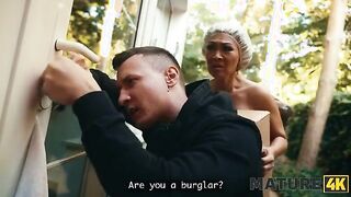 Curious Neighbor Catches Brunette Beauty in a Steamy Moment - Featuring Charlie Dean