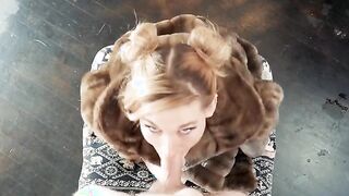 Stunning Beauty in a Luxurious Fur Coat Delivers an Unforgettable Experience