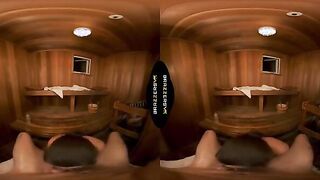 Kimber Woods Gets You Ready for an Intense Sauna Experience with Nathan Bronson!