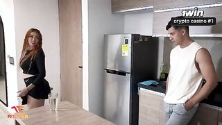 Curious Husband Catches His Busty Neighbor in a Steamy Encounter While His Wife Showers - Featuring Andrea Castro & Lian Grey