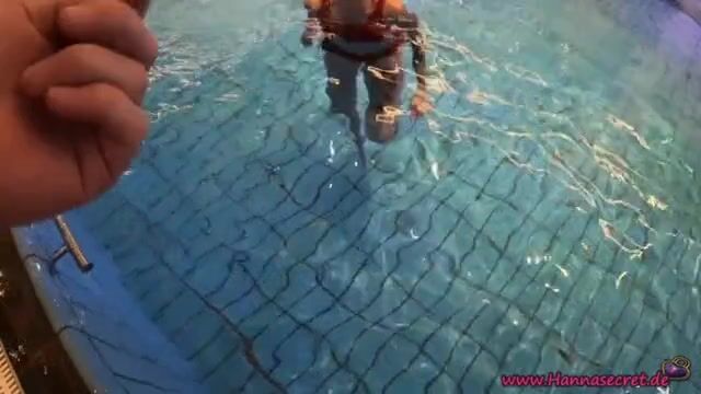 Young Beauty's Steamy Pool Encounter - Featuring Hannasecret