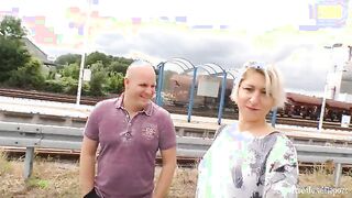 Unexpected Encounter: Curvy German Wife Shows Off Her Assets in a Wild Adventure!