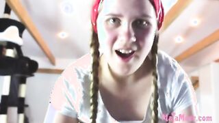 Curvy Cutie Maja Enjoys a Fun Ride!