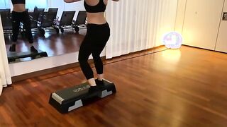 Fit Girl's Intense Gym Session Takes an Unexpected Turn with Her Trainer
